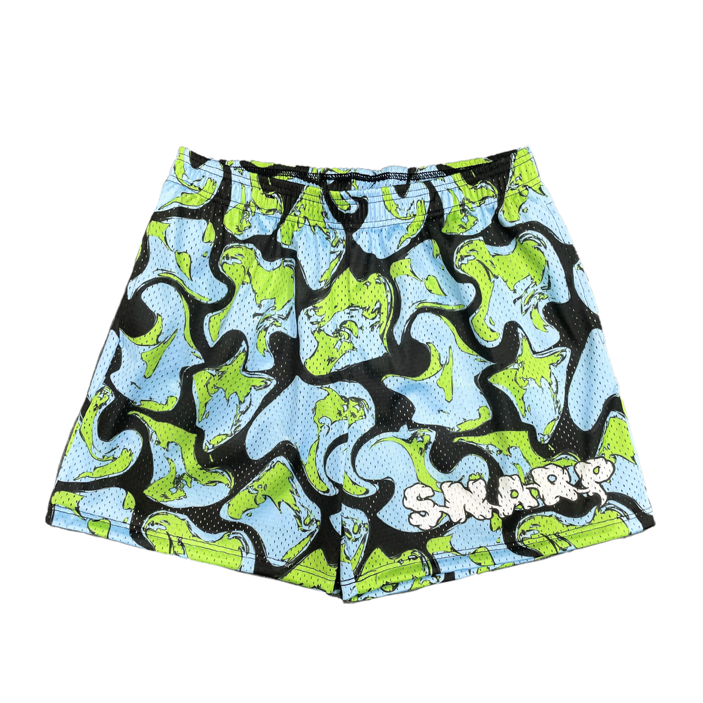 Green Camo Snarp Shorts
