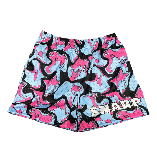 Pink Camo Snarp Shorts