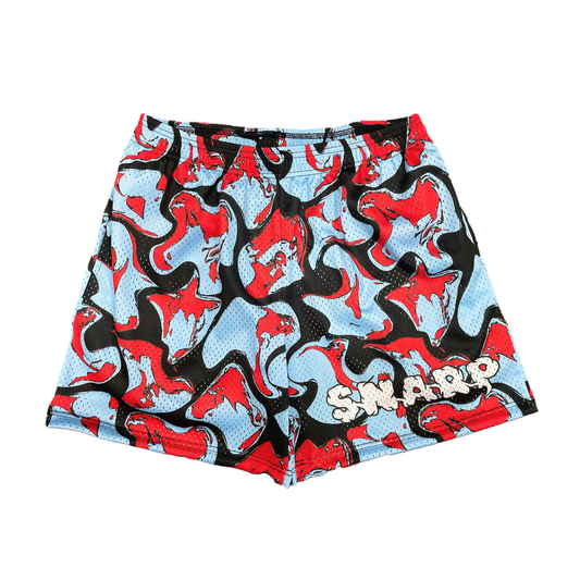Red Camo Snarp Shorts