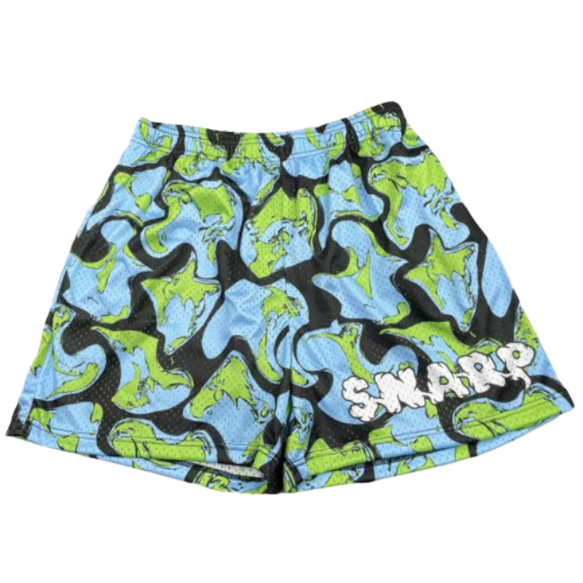 Snarp Camo Mesh Shorts