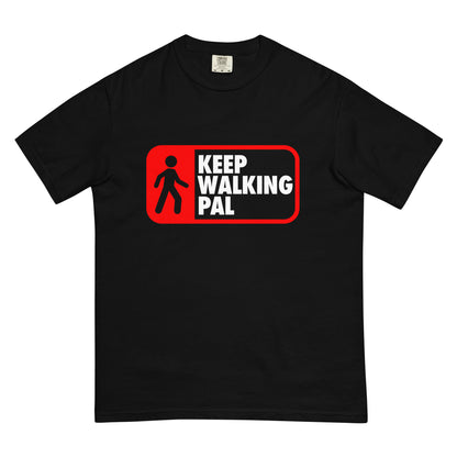 KEEP WALKING PAL BLACK TEE